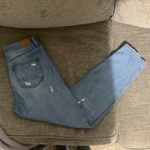 Distressed Mom Jeans